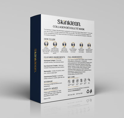 SkinKlean© Collagen Décolleté Mask