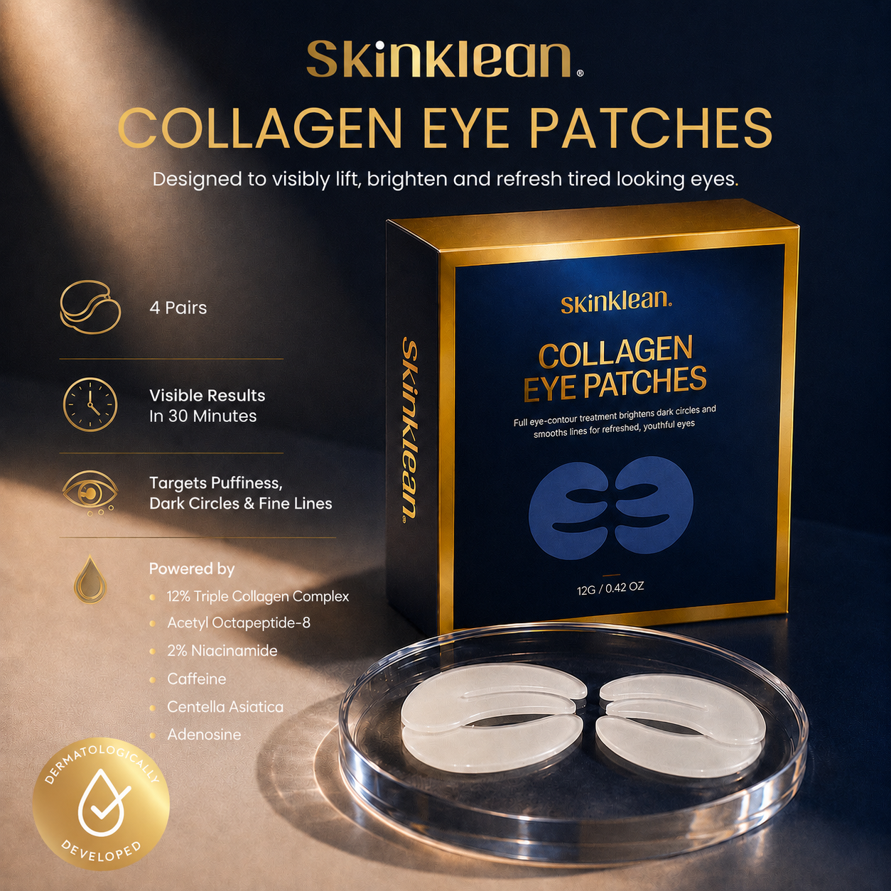 Deep Peptide Collagen EYE Patches