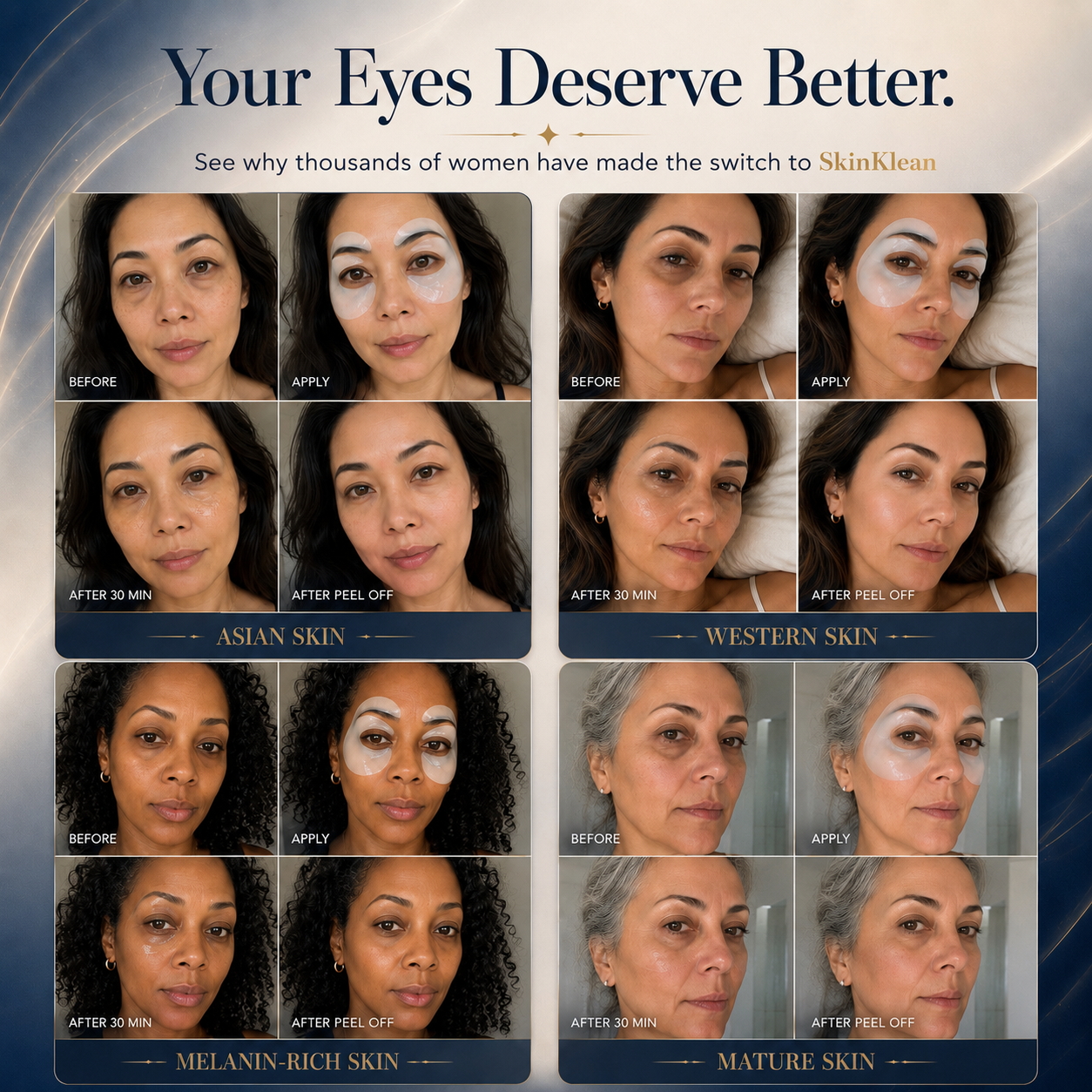 Deep Peptide Collagen EYE Patches