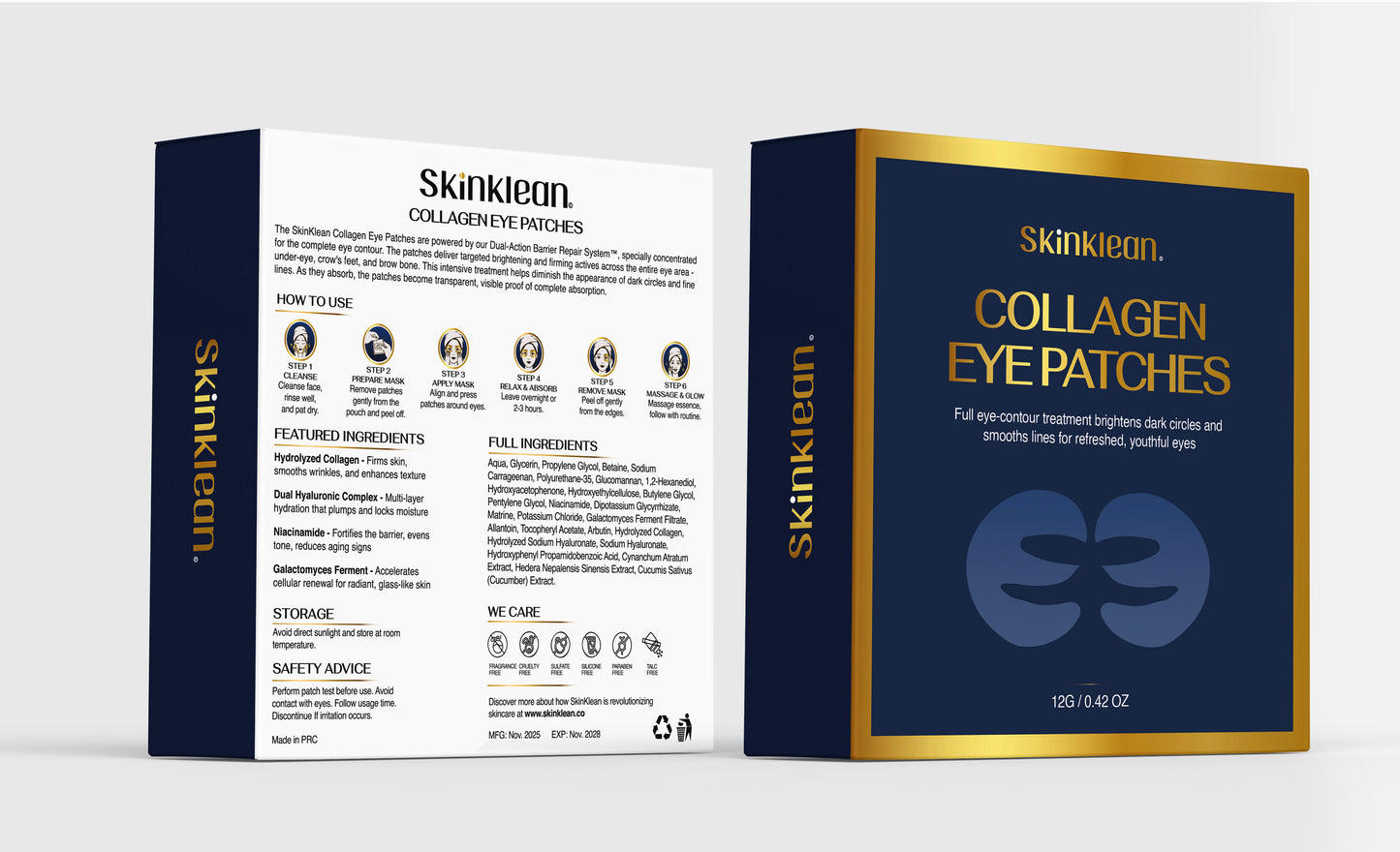 SkinKlean© Collagen Eye Patches