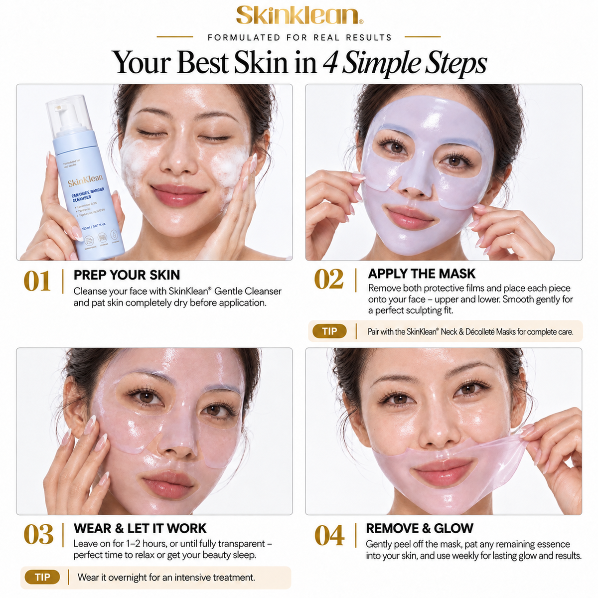 Pro-Xylane Peptide® Wrinkle Gel Mask